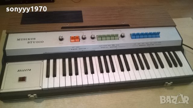 selecta-musikus studio-made in italy-аналогов синтезатор-внос швеция, снимка 11 - Синтезатори - 24794083