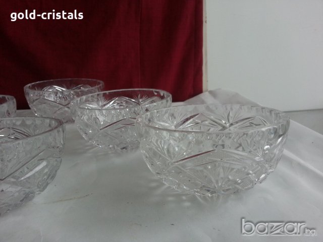 кристални купички, снимка 10 - Антикварни и старинни предмети - 20839327