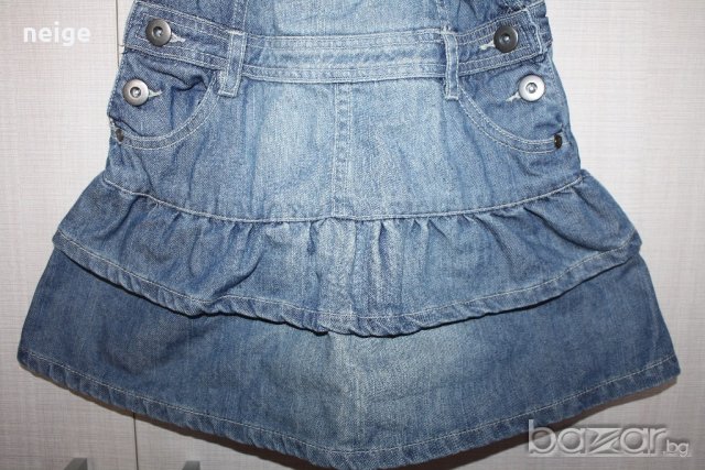 Нов сладък дънков сукман с волани (4-5 г), снимка 8 - Детски панталони и дънки - 19573558