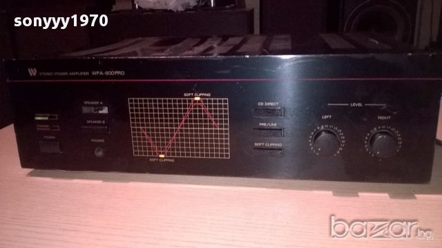 W wpa-600pro-stereo power amplifier 480w-внос швеицария, снимка 4 - Ресийвъри, усилватели, смесителни пултове - 13038447