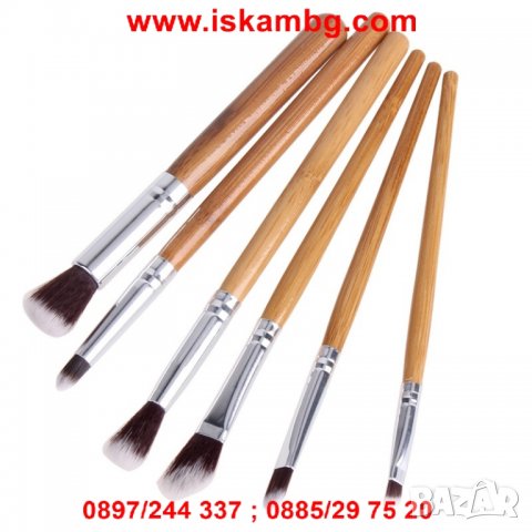 Комплект 6бр. четки за гримиране - код 1572, снимка 7 - Други - 26176811