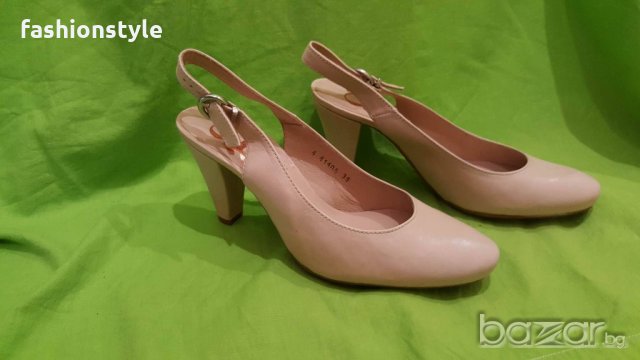 дамски обувки обувки от естествена кожа, снимка 7 - Дамски обувки на ток - 18595910