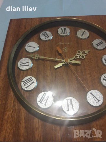 Ретро стенен часовник-Янтар , снимка 14 - Антикварни и старинни предмети - 24301565
