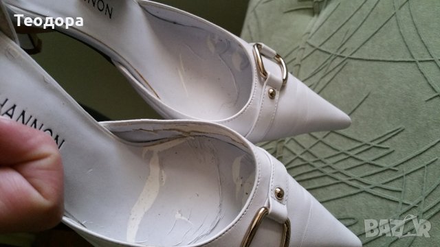 Естествена кожа, снимка 4 - Дамски обувки на ток - 24819592