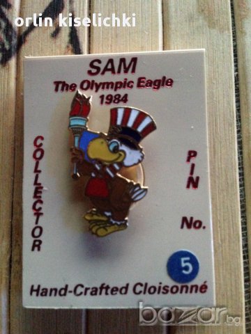 Олимпийска значка за колекционери 1984 г Ретро спортна носталгия, снимка 1 - Други - 17820987
