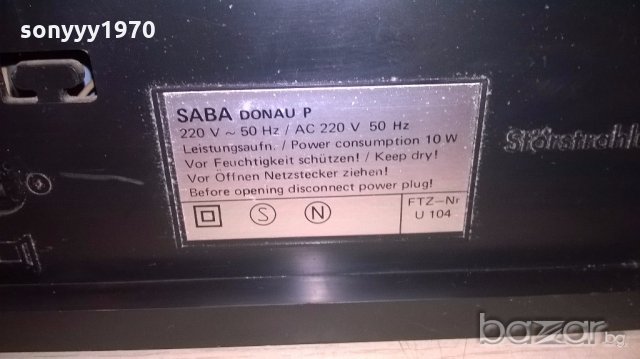 saba donau-ретро колекция-внос швеицария, снимка 17 - Ресийвъри, усилватели, смесителни пултове - 19593138