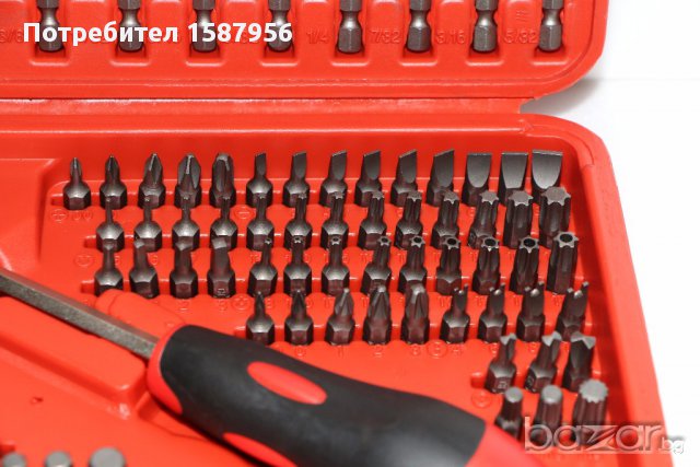 комплект битове 113 бр., немски, FIXPOINT, внос от Германия, снимка 2 - Други инструменти - 17223712