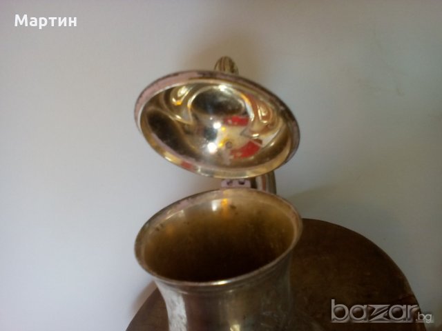 1933г. Посребрена масивна  - Кана - 1 бр. ( 777925) , снимка 3 - Други стоки за дома - 18307006