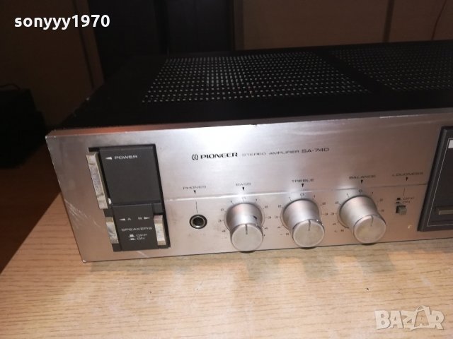 pioneer sa-740 amplifier-made in japan-внос франция, снимка 10 - Ресийвъри, усилватели, смесителни пултове - 21575366