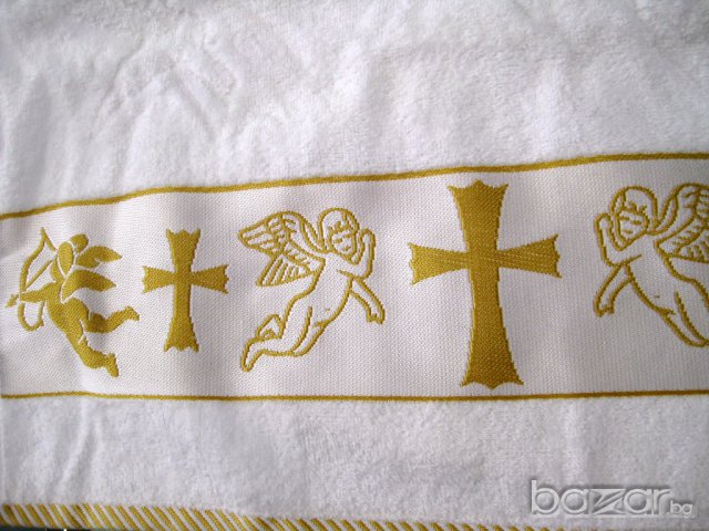 Кокплект 2 броя кърпи за Кръщене, снимка 9 - Подаръци за кръщене - 8122417