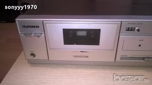 Telefunken hc800 stereo deck-внос швеицария, снимка 8 - Ресийвъри, усилватели, смесителни пултове - 18477883