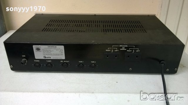 schnеider team 6051a-hi-fi/universum lv812-stereo amplifier-213watts-нов внос от швеицария, снимка 11 - Ресийвъри, усилватели, смесителни пултове - 18217788