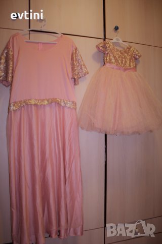 Комплект рокли за мама и детенце