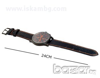 Мъжки елегантен часовник с кварцов механизъм, снимка 4 - Мъжки - 13298540