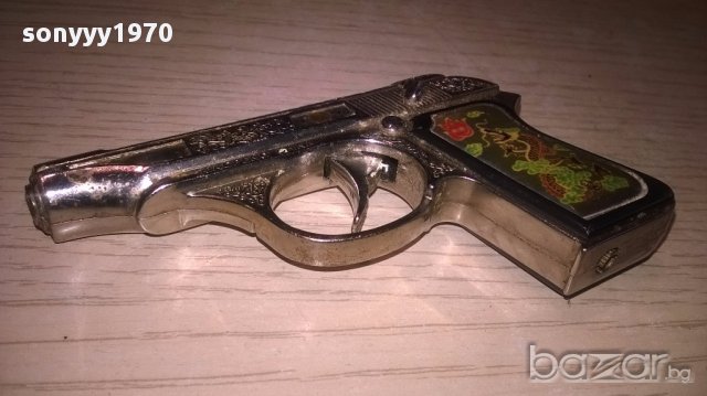 пищов запалка-метален 10х6х2см-внос швеицария, снимка 9 - Антикварни и старинни предмети - 18150452