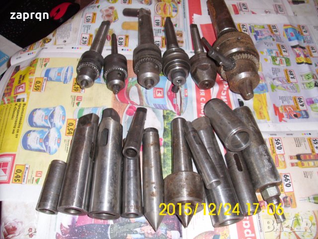 Патронници с морзови опашки Центъра за струг и втулки, снимка 1