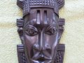 Африканска маска от абанос -по-голяма, снимка 3
