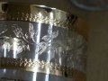 кристални чаши с златен кант , снимка 4