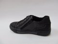Спортни детски обувки PONKI естествена кожа черно/сиво 29/36, снимка 4