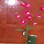 тъмно зелено сладкарско декоративно тиксо за изработване на цветя украса и декорация , снимка 3