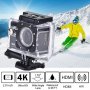 Спортна екшън камера AUSEK 16 MP, 4К, 170 градуса, Wi-Fi, HDMI, Включени аксесоари, снимка 2