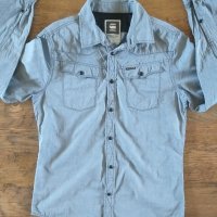 g-star tailor shirt - страхотна мъжка риза КАТО НОВА, снимка 5 - Ризи - 26183841