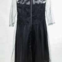 Черна елегантна рокля марка Margo Collection - 2XL/3XL, снимка 4 - Рокли - 25342438