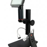 Метален дигитален микроскоп с 5 инча дисплей 1080P HDMI/AV, снимка 3 - Други инструменти - 24027777