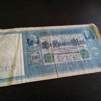 Райх банкнота - Германия - 100 марки | 1910г., снимка 4 - Нумизматика и бонистика - 25625854