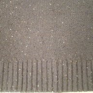  Черна машинно плетена блуза T A L L Y W E I J L, нова, размер Хs, снимка 6 - Блузи с дълъг ръкав и пуловери - 9815387