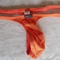 мъжки прашки марка Maxly - оранжев цвят, снимка 5 - Бельо - 25009045