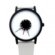 НОВО! Часовник Enmex - unique design fashion creative quartz watch, снимка 2 - Мъжки - 17960133