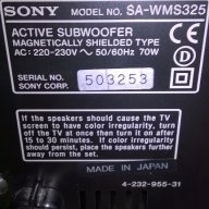 Sony sa-wms325-active subwoofer-made in japan-40/40/22см-внос швеицари, снимка 10 - Тонколони - 13862225