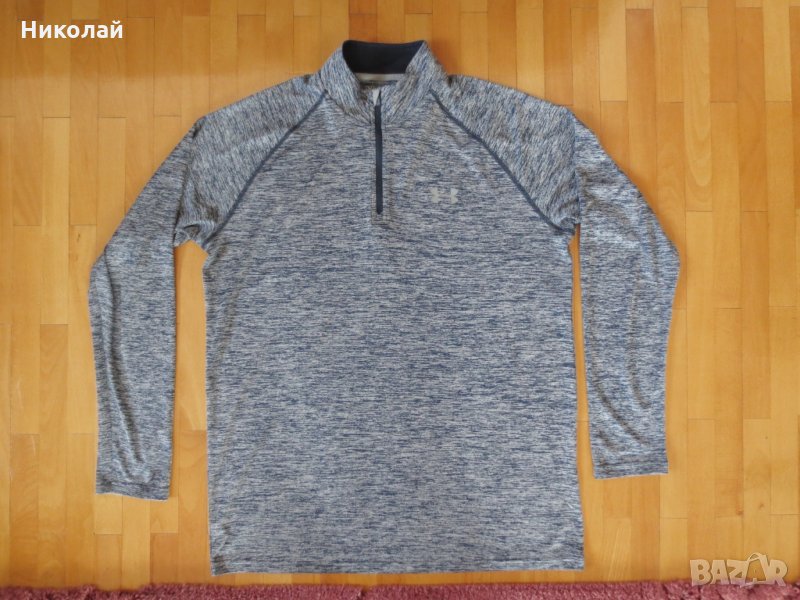 Under Armour  Tech half Zip Long Sleeve Top-светло синя, снимка 1