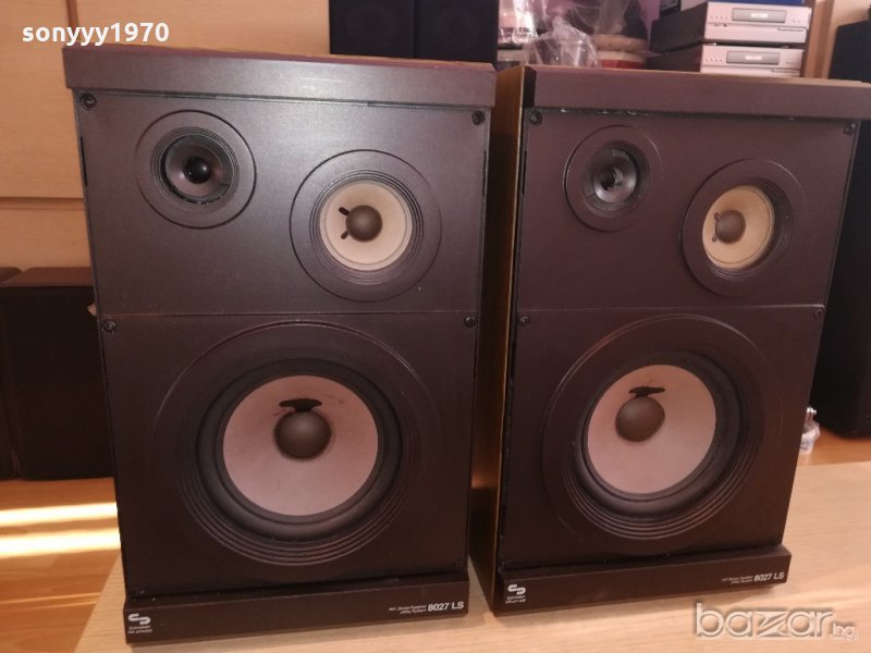 schneider 8027 hifi speaker-3way-2бр-41х25х18см-внос швеицария, снимка 1