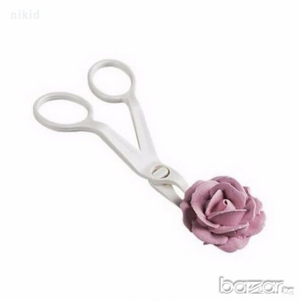 сладкарска ножица щипка пинсета за работа с тесто фондан украса и декорация торта и сладки, снимка 1