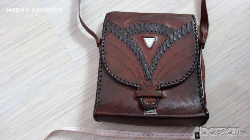 Арт чанта - ест. кожа чисто НОВА, снимка 1