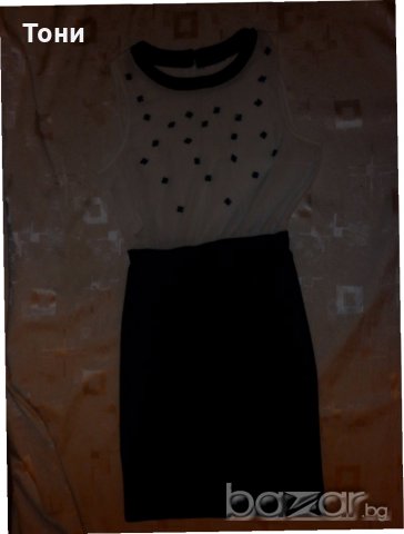 Рокля  Mohito / Мохито в бяло и черно с пайети , снимка 9 - Рокли - 19526727