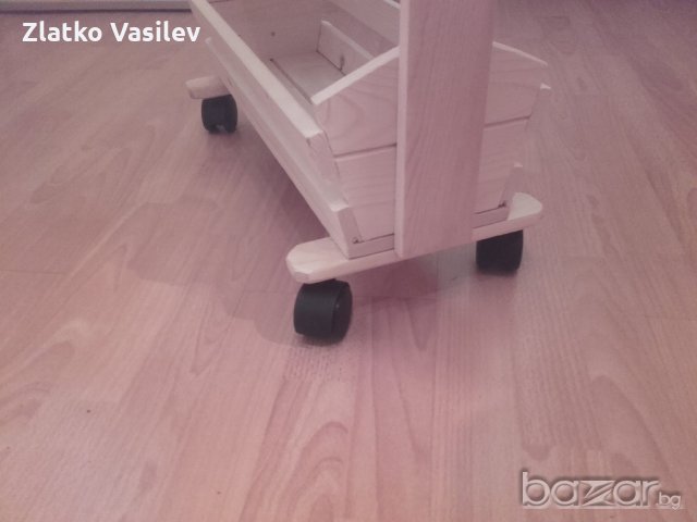 Дървен стелаж, снимка 3 - Кухни - 18813731