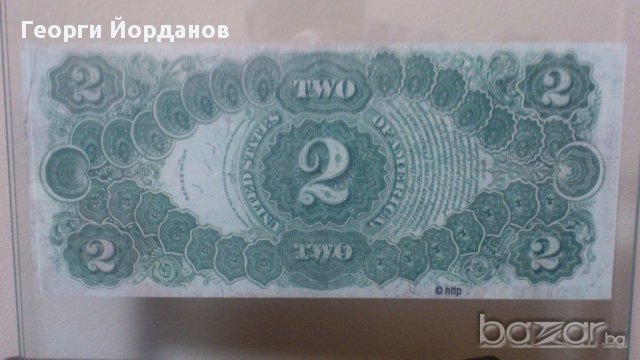 Сувенири банкноти - 2 долара 1917, снимка 2 - Нумизматика и бонистика - 10332941