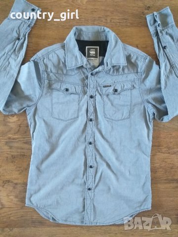 g-star tailor shirt - страхотна мъжка риза КАТО НОВА, снимка 5 - Ризи - 26183841