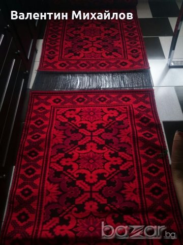 Комплект нови ръчно тъкани вълнени пътеки, снимка 2 - Пътеки - 21102190