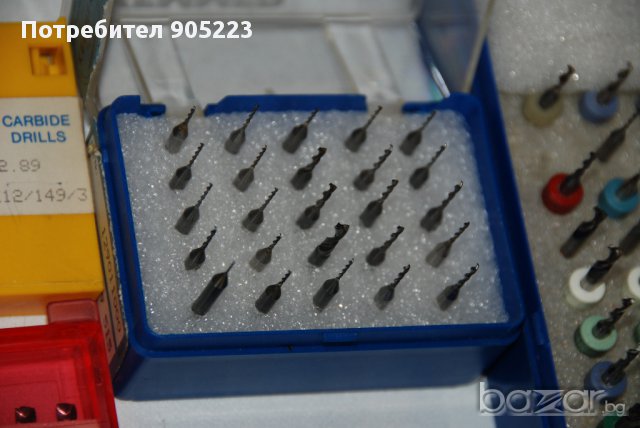Твърдосплавни свредла  и фрезери за печатни платки 0,6 -5.6 мм, снимка 14 - Други инструменти - 11438876