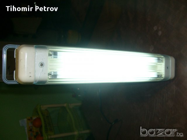 авариика луминисцентна 2 лампи, снимка 9 - Настолни лампи - 13913171