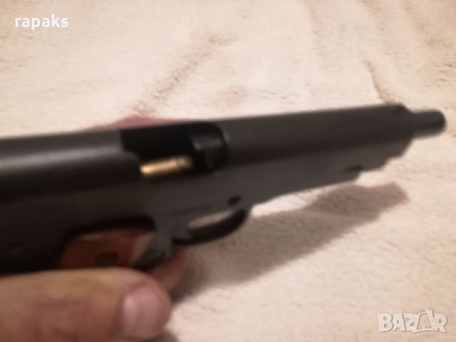 Не револвер, а пистолет Колт / Colt .45. Не стреляща реплика, снимка 2 - Колекции - 23902747