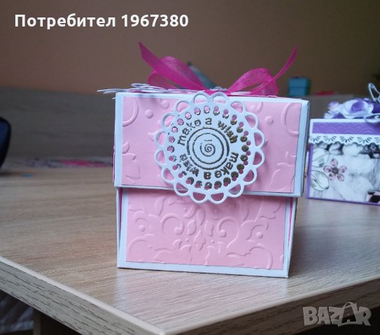 Подарък за сватба, рожден ден експлодиращи кутийки-ръчна изработка, снимка 6 - Други - 21601031