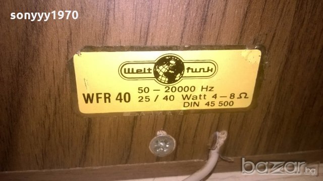 welt funk wfr 40 2х40watt/8ohm-30х20х15см-внос швеицария, снимка 7 - Тонколони - 18820899