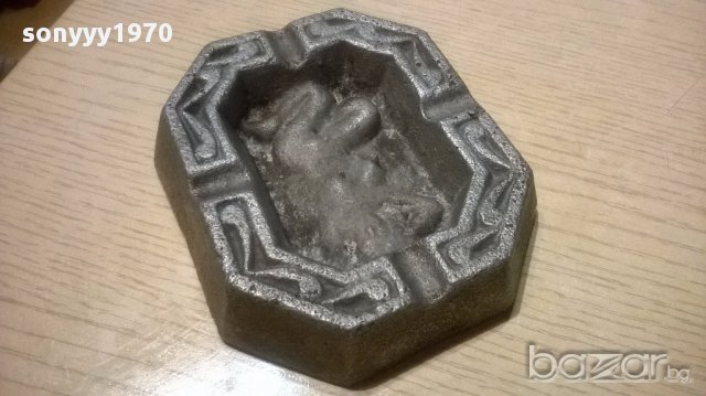 Пепелник с гола дама-бронз 12/11см, снимка 7 - Антикварни и старинни предмети - 16008606