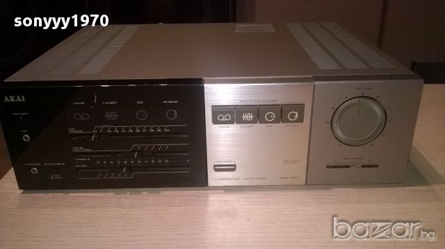 &akai am-m11 stereo amplifier made in japan-от швеицария, снимка 2 - Ресийвъри, усилватели, смесителни пултове - 16183609