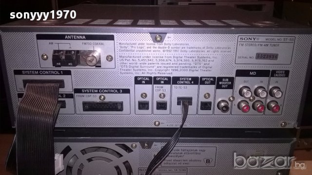 Sony tuner+amplifier+deck-3 модула-внос швеицария, снимка 10 - Ресийвъри, усилватели, смесителни пултове - 15697911